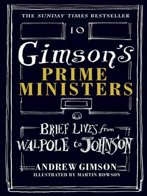 cover image of Gimson's Prime Ministers